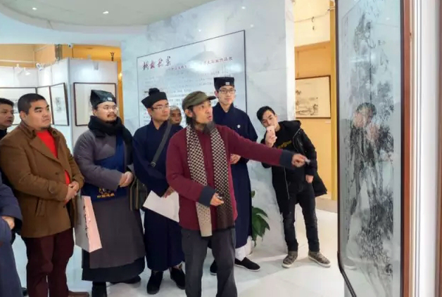 浙江道教学院师生国画展在天台县文化馆举行-道音文化