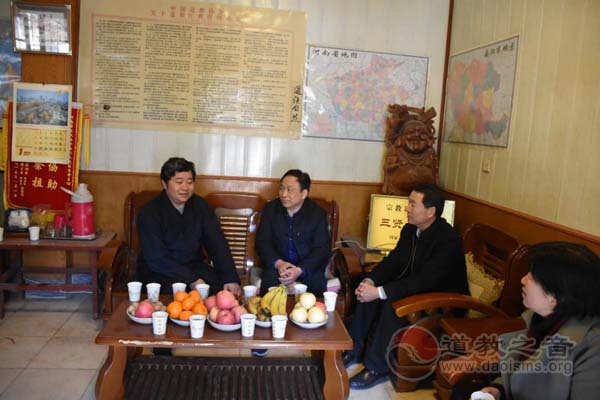 河南省委统战部、民宗委领导到南阳三贤山道观调研-道音文化