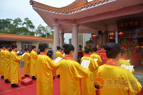 广东省陆丰福山妈祖文化园举行祈福表演活动