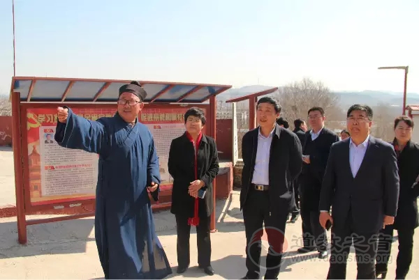 山东省调研组到肥城桃源观调研检查指导工作
