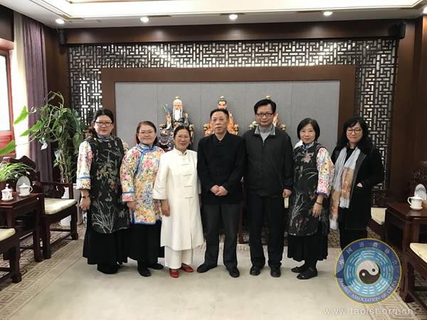 中国道协领导会见台湾玄天上帝研究会会长一行