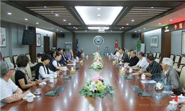 法国太极养生协会代表团一行拜访中国道协-道音文化