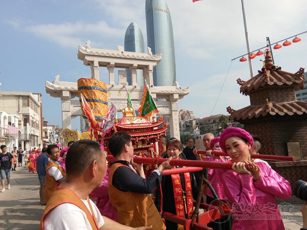 福建厦门朝宗宫举行庆贺妈祖诞辰庙会活动