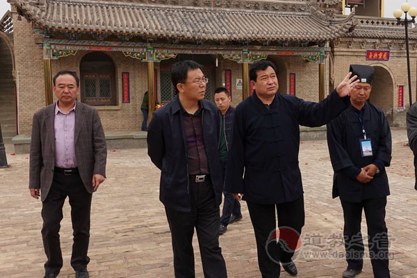 陕西榆林榆阳区统战部长检查和谐寺观建设-道音文化