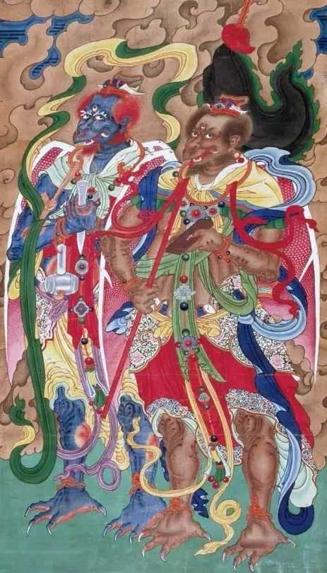 歘火律令邓元帅：扶教度人发大誓愿，代天诛伐恶逆救生度死