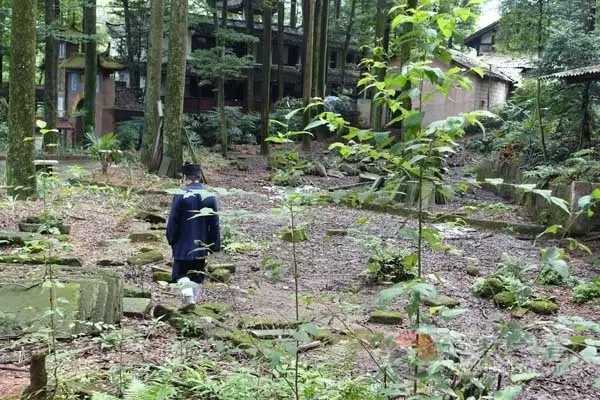 寻道路上：住在山顶守着破庙，两三个道士在修行