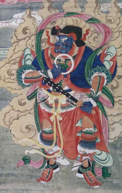 地祇太保温天君：提点天下神祇，掌地府急取人案之典