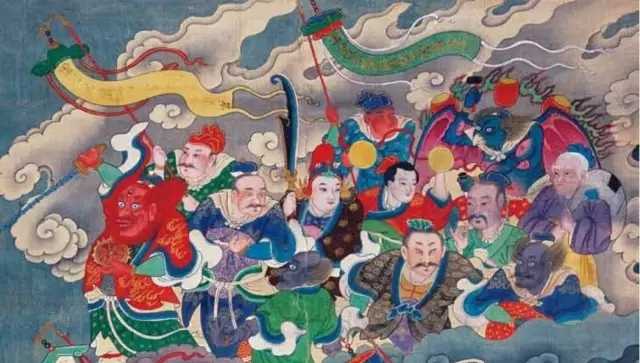 蓬头铁面朱元帅：不信道法诸凶徒，捉上坛前重加刑