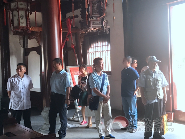 中国道协副会长兼秘书长张凤林一行视察苏州工业园区道教工作-道音文化