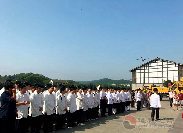江西龙虎山嗣汉天师府隆重举行头门上梁仪式-道音文化