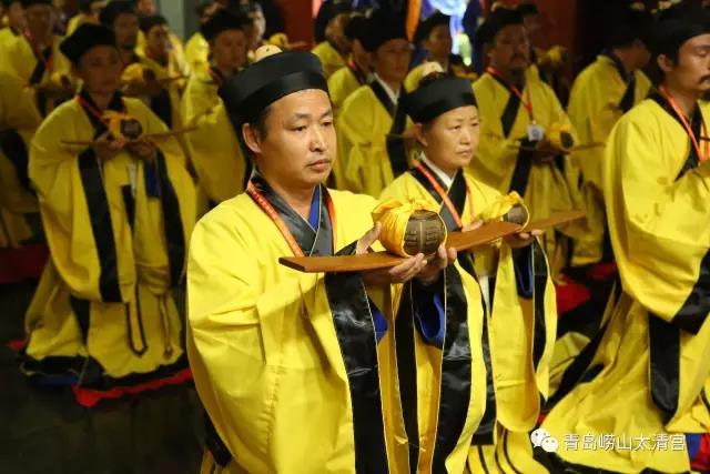 崂山太清宫丁酉戒坛举行中元庆贺暨初真戒传授衣钵科-道音文化
