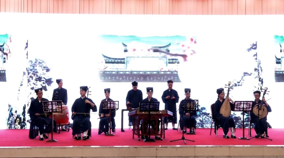安徽省五大宗教团体分别举行文艺汇演预演-道音文化