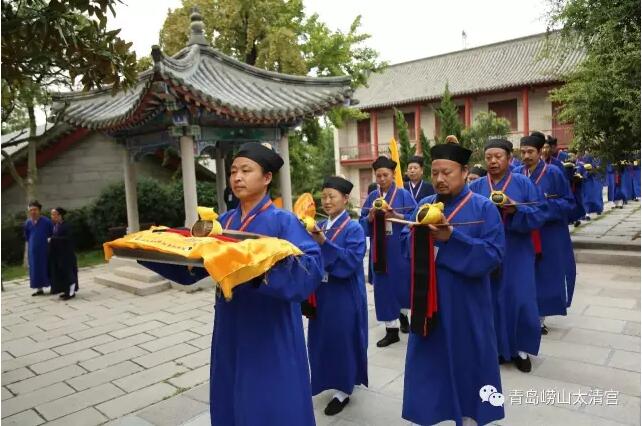 崂山太清宫丁酉戒坛行天仙戒传授衣钵科