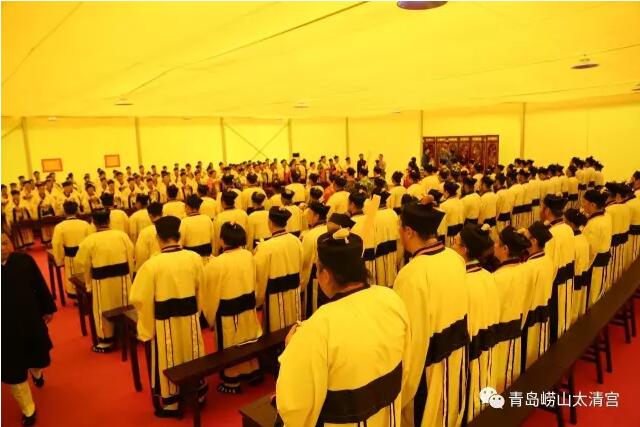 崂山太清宫丁酉戒坛行天仙戒传授衣钵科
