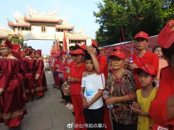 福建省莆田市湄洲岛妈祖圣像到台湾多地巡安