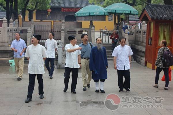 中国道教协会会长李光富道长视察苏州玄妙观-道音文化