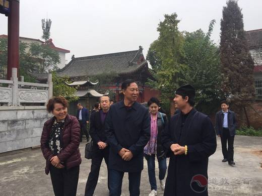 辽宁省政协民族和宗教委员会副主任一行考察汉中青龙观-道音文化