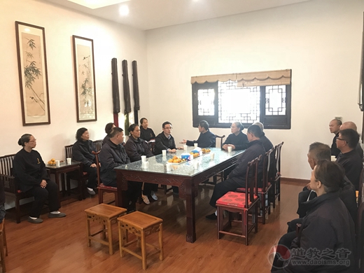 台湾宫庙代表团到苏州崧泽道院参访交流