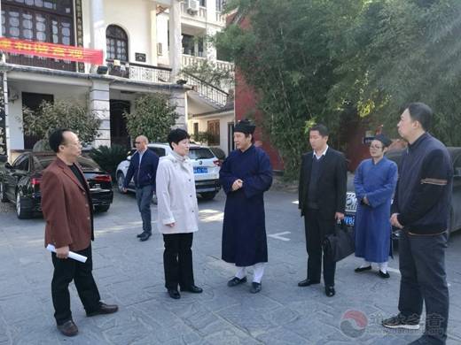 湖北省民宗委主任马萍莅临长春观督查工作-道音文化