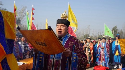 河北清河玉皇宫韩崇安道长一行到山东中华商圣园赐福宫交流道文化