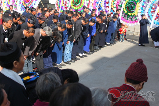 余宗来道长羽化仙蜕告别仪式在山阳举行-道音文化
