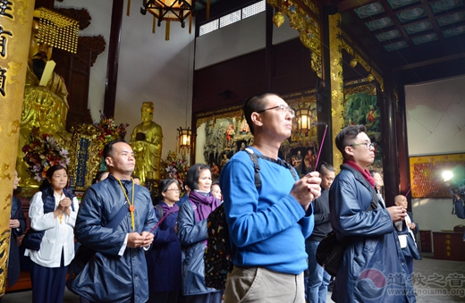 台湾高雄道德院翁太明住持一行参访上海白云观-道音文化