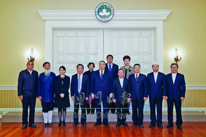 全国政协组五宗教代表访澳