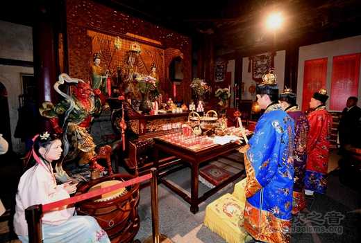 福州三坊七巷天后宫举行新年千灯会亮灯仪式-道音文化