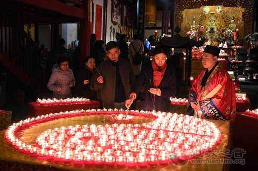福州三坊七巷天后宫举行新年千灯会亮灯仪式-道音文化