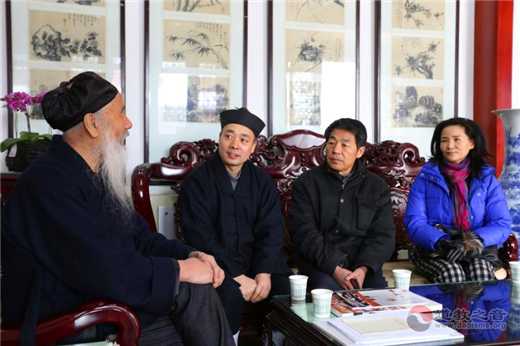 陕西道协胡诚林会长戊戌年前拜望任法融道长等老前辈