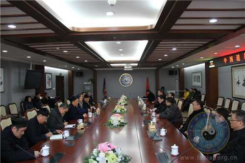 国家宗教局局长王作安一行走访慰问中国道教协会