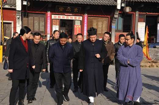 武汉市委常委、统战部长胡洪春一行到长春观调研