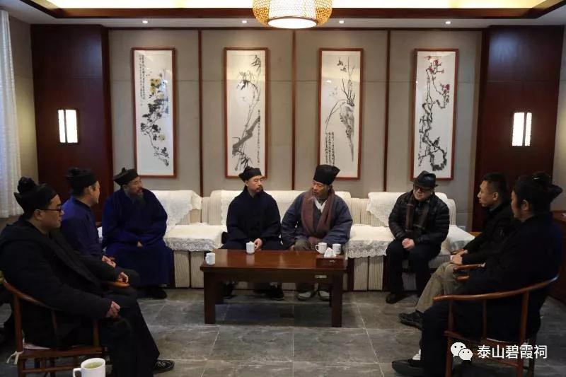 山东省道协会长张诚达道长节前看望慰问省内道教前辈道长