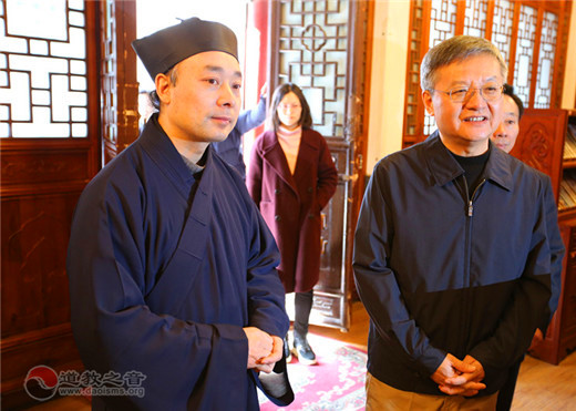陕西省政协副主席祝列克莅临西安八仙宫视察调研