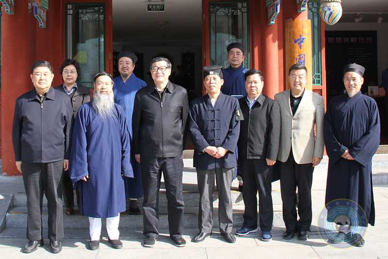 全国政协民宗委主任王伟光一行走访中国道教协会 