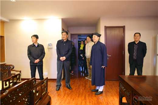 陕西省宗教局局长王爱民一行赴陕西省道协及八仙宫调研