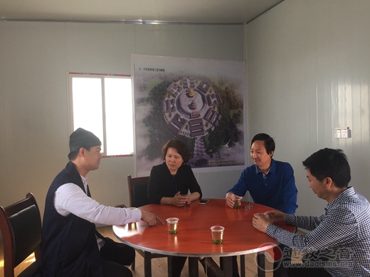 汉中市政协副主席吴巧玲一行调研汉中市道教场所-道音文化