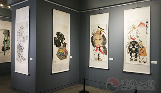 “天官赐福”道教书画展在恭王府揭开帷幕