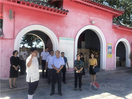 山东省聊城市委统战部到莘县玉皇宫调研