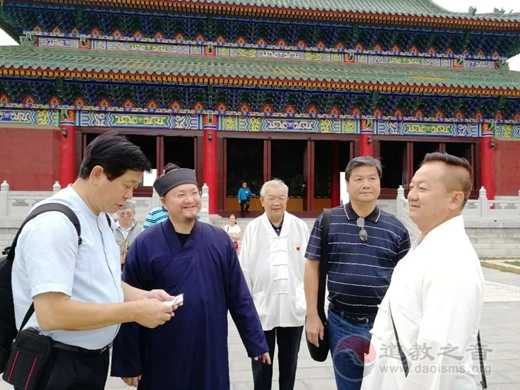 香港国际道教文化协会参访团到济源市阳台宫交流访问