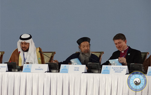 李光富会长率团参加第六届世界与传统宗教领袖大会-道音文化