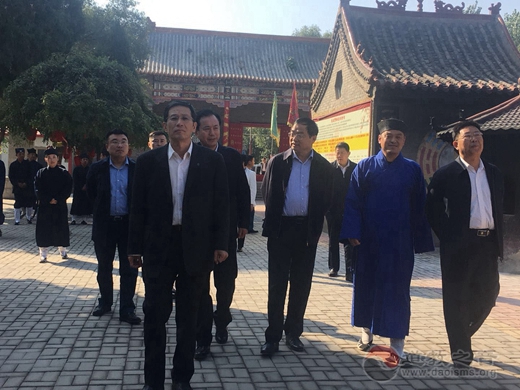 山东省政协调研组一行到临清泰山行宫碧霞元君祠调研-道音文化