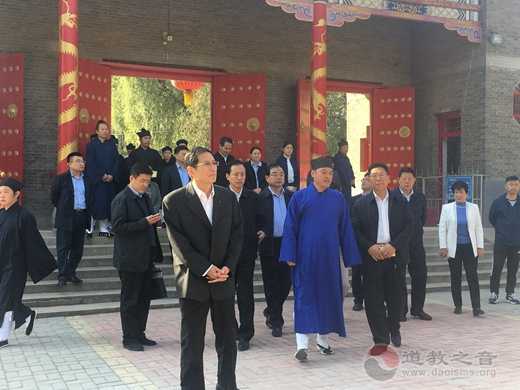 山东省政协调研组一行到临清泰山行宫碧霞元君祠调研-道音文化