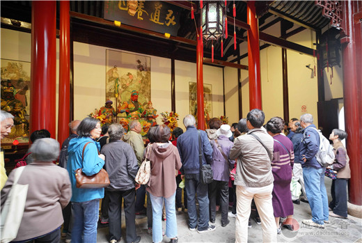 上海市老年大学文史班学员参访上海白云观-道音文化