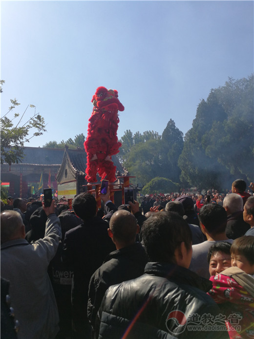 山东省临清市泰山行宫碧霞元君祠隆重举行泰山圣母祈福庙会