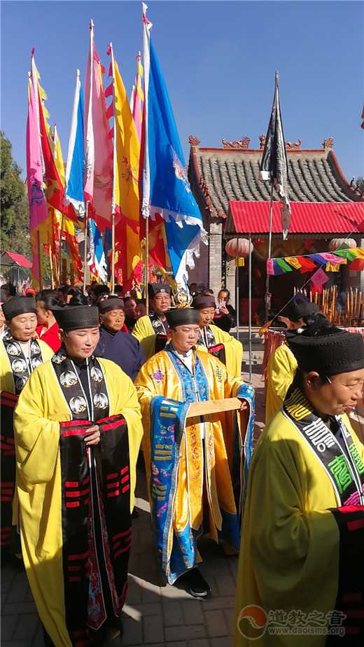 山东省临清市泰山行宫碧霞元君祠隆重举行泰山圣母祈福庙会