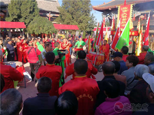 山东省临清市泰山行宫碧霞元君祠隆重举行泰山圣母祈福庙会