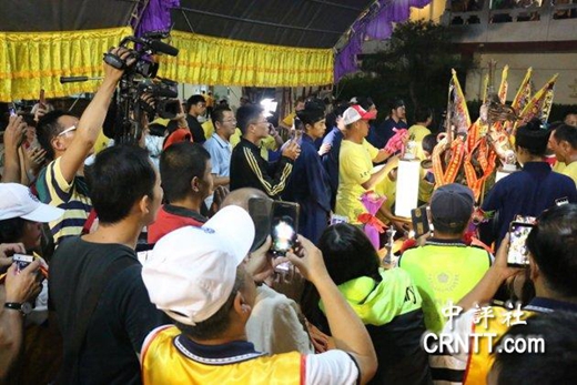 洪秀柱参与“2018戊戌年武当山玄天上帝神尊台湾巡境”活动为台湾祈福