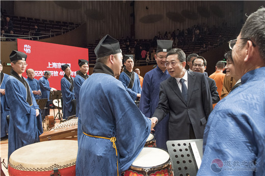 上海城隍庙道乐团参加上海宗教界庆祝改革开放40周年音乐会-道音文化