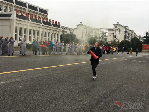 江苏省苏州城隍庙参加苏州市民族宗教系统第十八届消防运动会